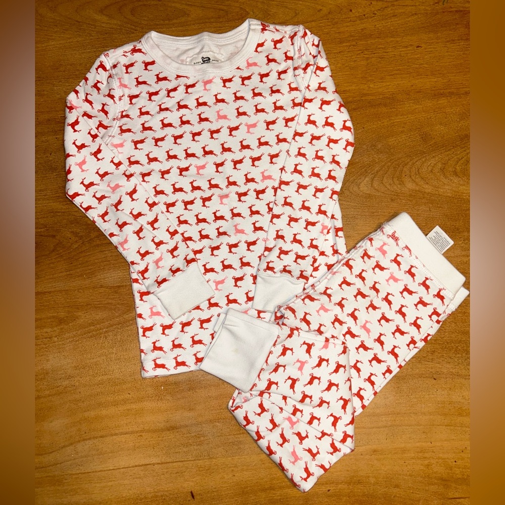 Pink and red Reindeer pajamas